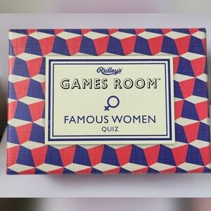 Famous Women Card Game